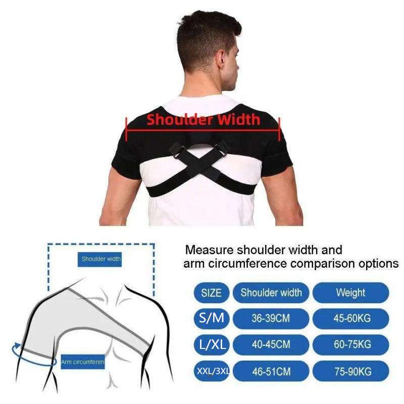 Unisex Adjustable Sports Shoulder Brace Breathable Shoulder Support Suitable for Basketball Volleyball Badminton