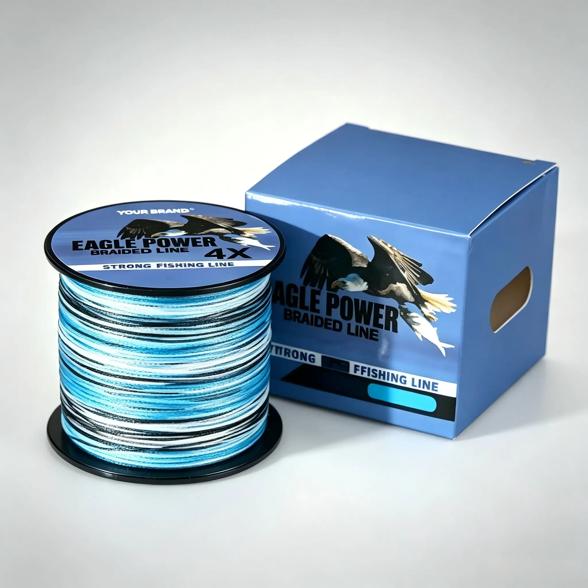 4-Strand Pe Fishing Line, Durable Anti-Bite Super Smooth, Braided Line, Universal Saltwater Fishing Line, High-Quality Pe Material, Ideal for All Fishermen, Durable Fishing Gear
