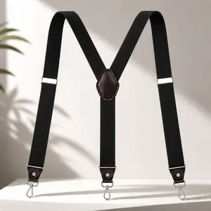 Comfortable Adjustable Suspenders for Men and Women, Elastic Y-Back Design, Heavy Duty for Work and Daily Wear