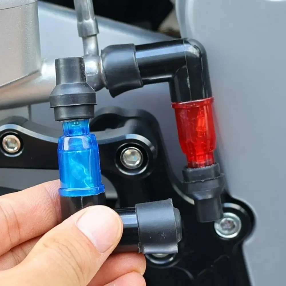 Universal Motorcycle Glitter Spark Plug Cap, Waterproof High Pressure, Motorcycle Decoration Accessories, Modified Parts