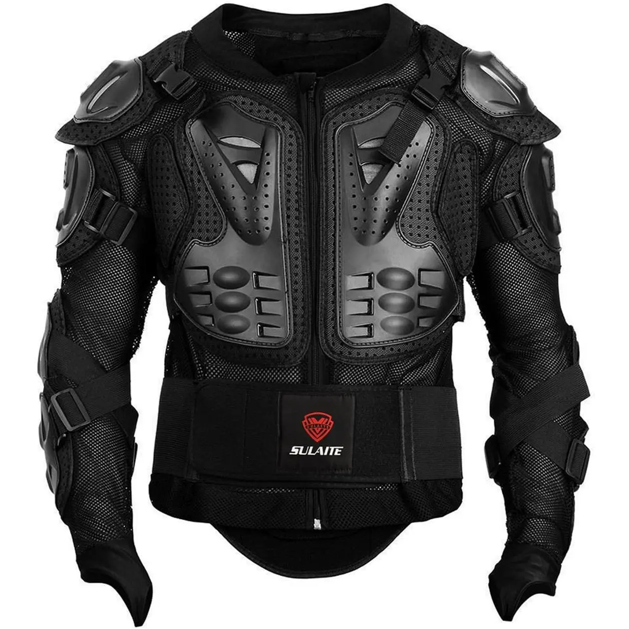 Protective Jacket with Full  Armor, Motocross Protective Jacket Armour,  Motocross MTB Racing & Off-Road Chest Protection Dirt  Gear for Men (XL)
