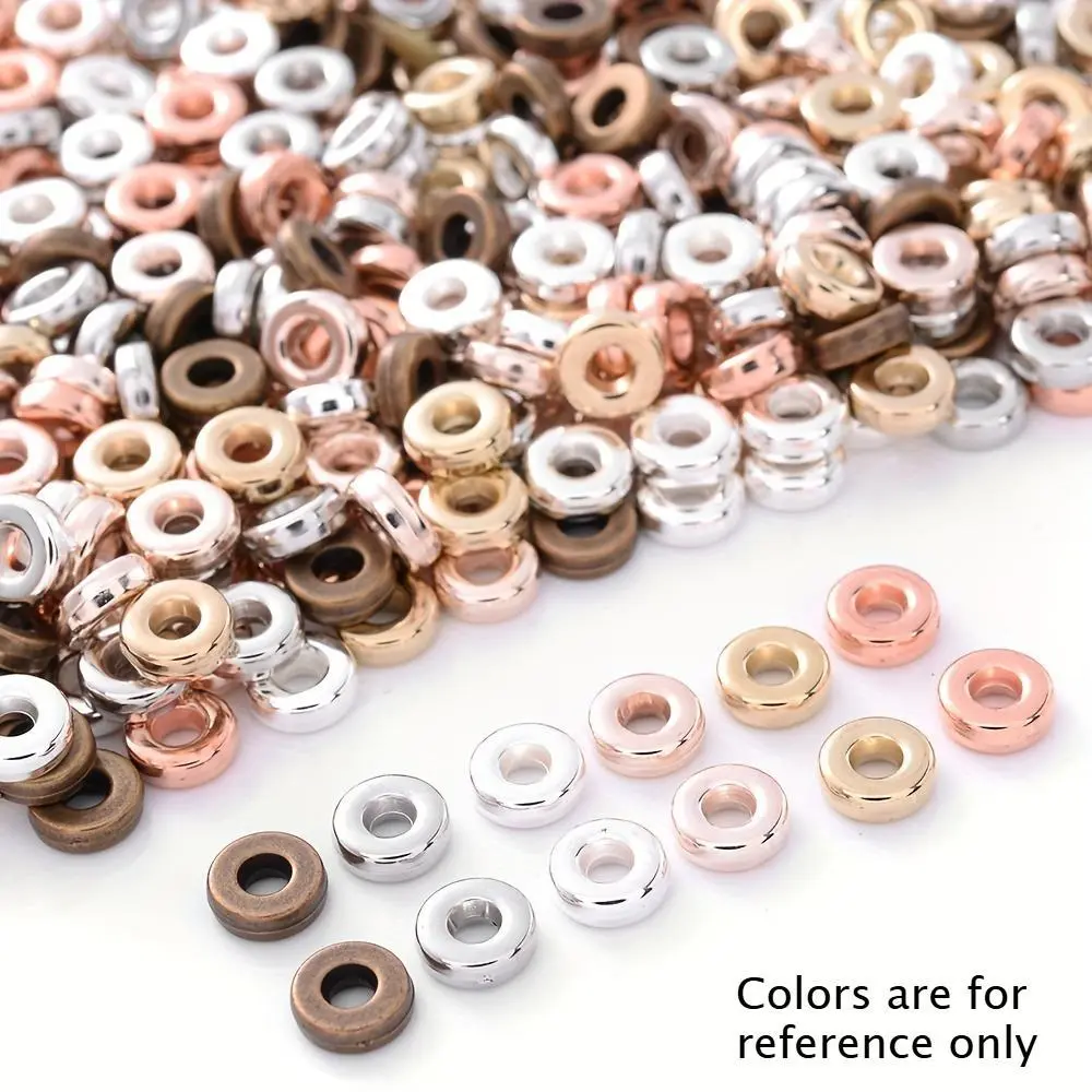 Flat round beads, loosely spaced beads, suitable for DIY decorative clothing, sewing, DIY Beading Accessories