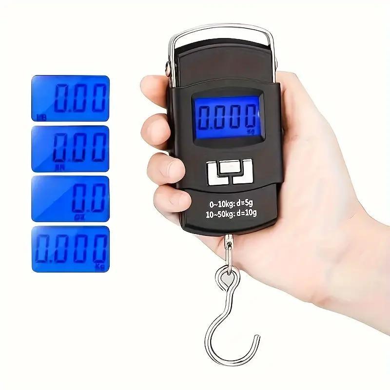 Digital Fish Scale Hanging Scale, Practical Stainless Steel Hook Scale, Professional Scale for Freshwater & Saltwater Fishing