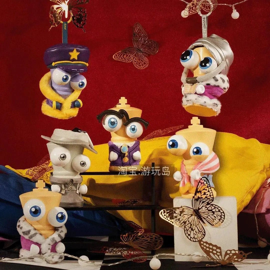 Official The Amazing Digital Circus Kinger Plush Keychain Box Peripherals Doll Bag Pendant For Animation Fans