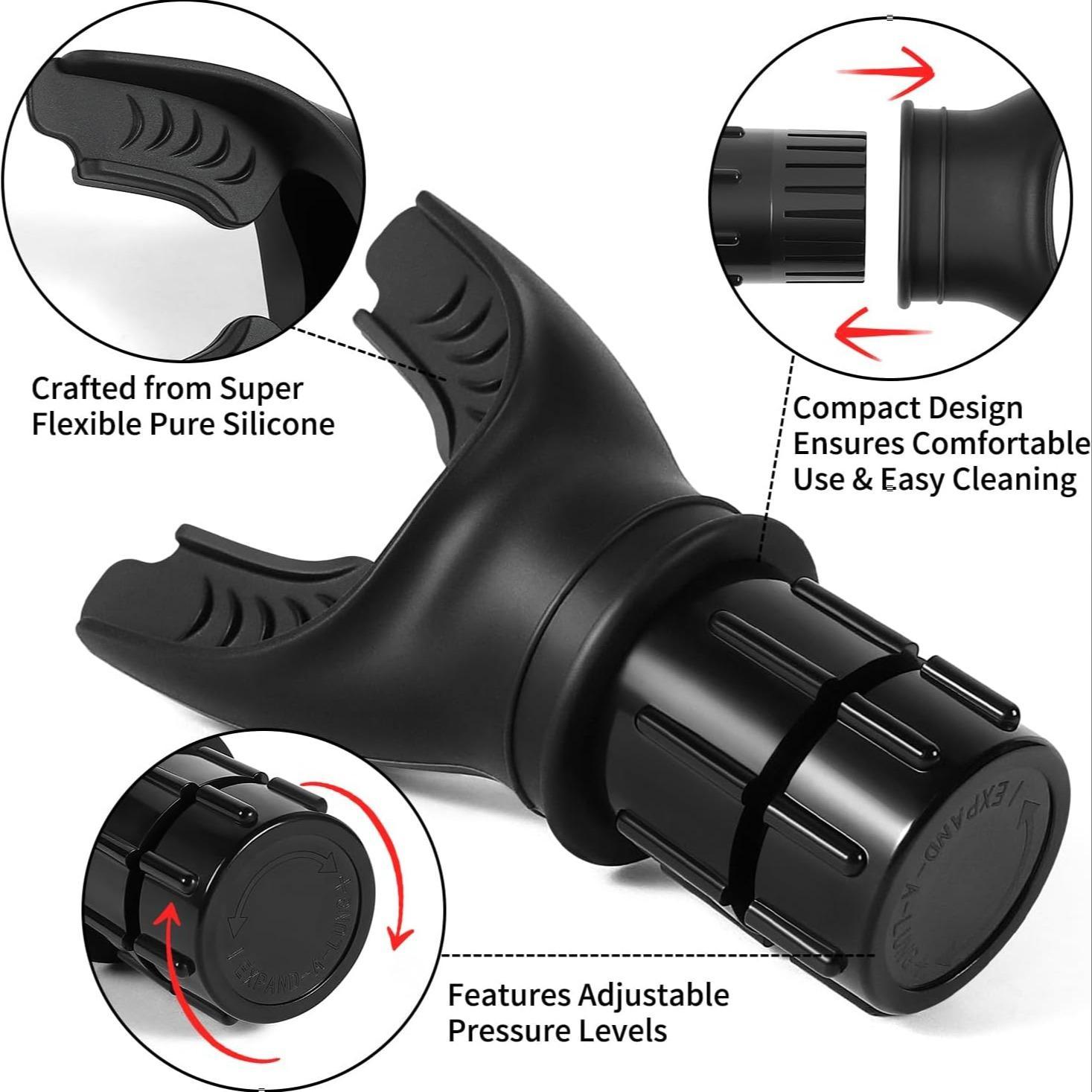 Portable Breathing Exercise Tool with Adjustable Resistance Settings for Enhanced Strength and Endurance, Lung Training Tool, Easy To Clean
