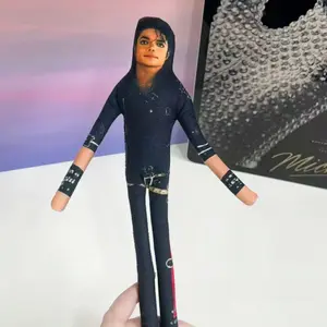 Michael Jackson Plush Doll, Abstract Articulated Figure for Home Decoration, Collectible Ornament and Creative Gift