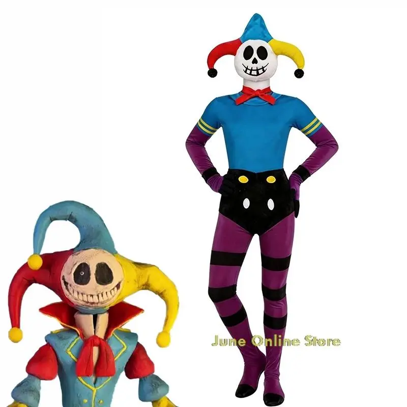The Cosplay Monster Prototype Costume Hat Horror Game Roleplay Jumpsuit 110-190 Scary Evil Halloween Outfits Clown Zentai