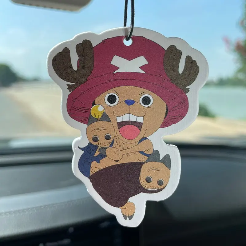 Tony Tony Chopper One Piece Car Air Freshener, Natural Sweet Fruity Scent, Anime Pirate Ornament, Multipurpose Scent Decor
