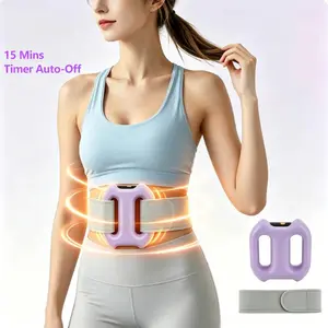 Multifunctional Full-Body Fascia Ring, Electric Vibration Massager, Portable Muscle Relaxer with 3 Modes & 5 Levels for Abdomen, Back, Legs and Waist, Home Gym Essential, USB-Rechargeable Massager, USB Rechargeable Massagers