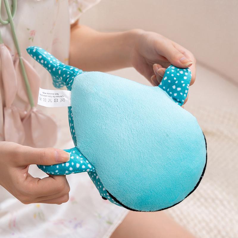Lovely Lifelike Mini Sea Blue Whale Plush Toys Cotton Stuffed Whale Doll Lovely Office Desktop Companion Kids Game Props