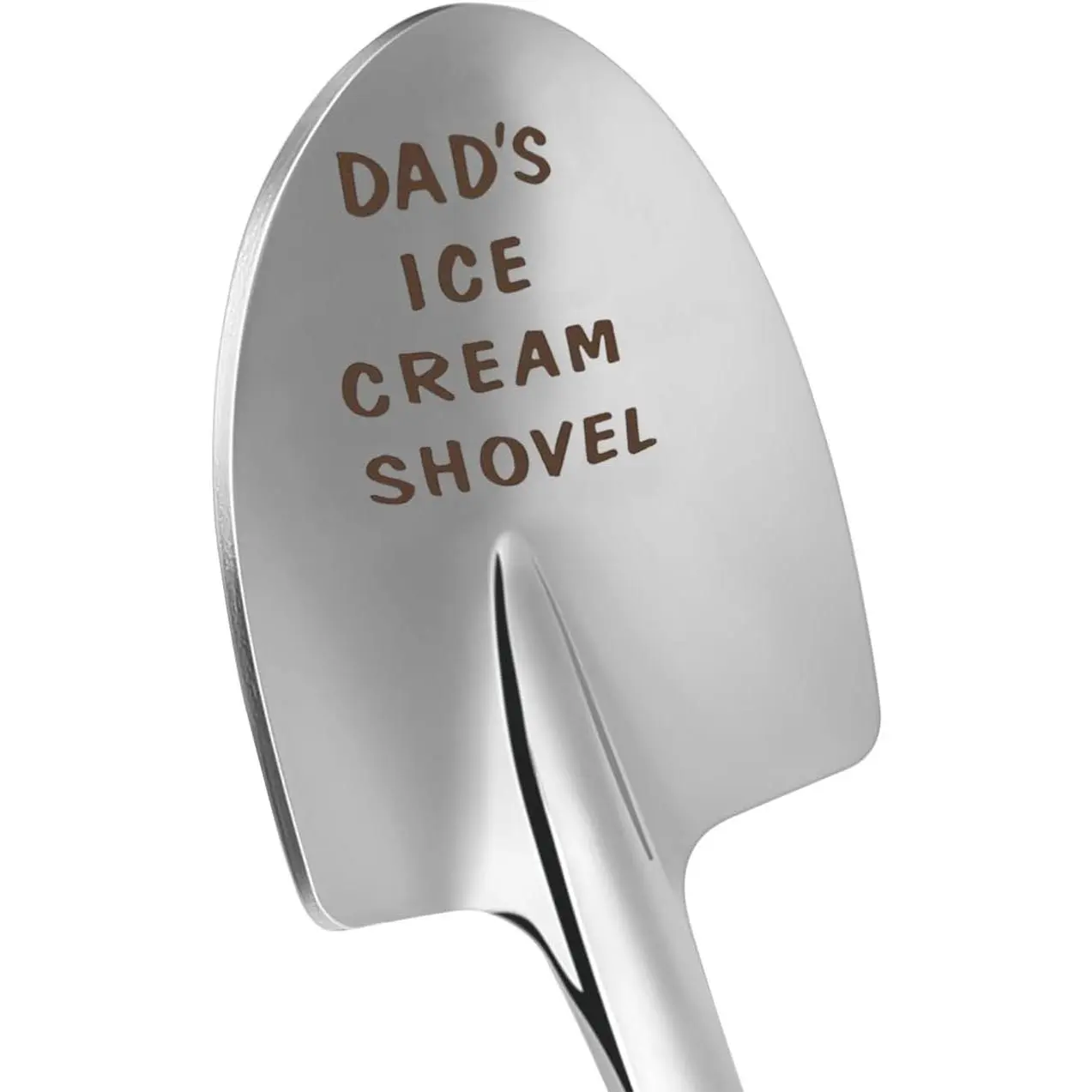 Funny Engraved Stainless Steel Ice Cream Shovel Tool - Kitchen Utensils, Personalized Gift for Dad from Daughter/Son, Ideal for Father's Day, Birthday, Christmas
