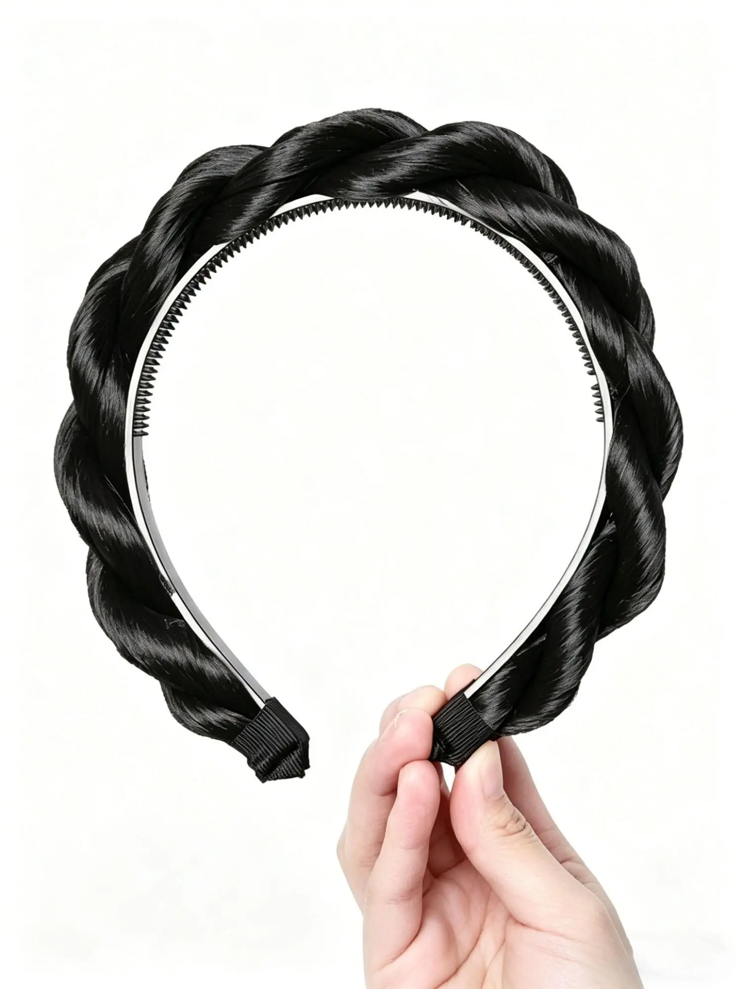 Vintage Braided Princess Hairband, Woven Height Boosting Crown Headband for Women, Elegant Accessory for Daily Wear and Special Occasions