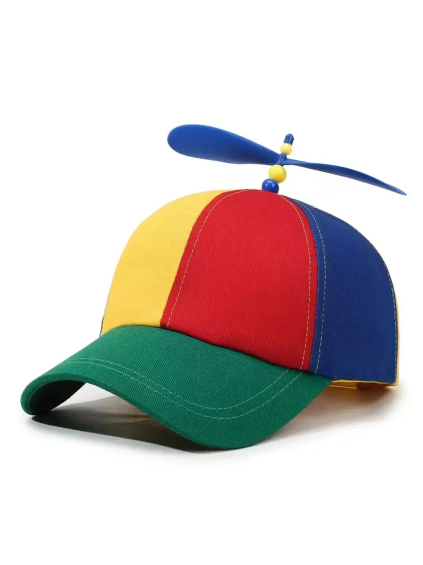 2026 Fashion and Personalized New Hip Hop Skateboarding Hat Rainbow Color blocked Propeller Baseball Hat Outdoor Leisure Sports Sunshade Hat Daily Commuter Decorative Hat Male Female Same Style