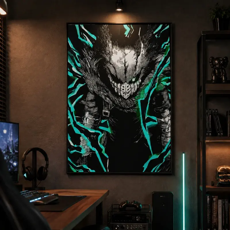 Trending Anime Wall Art, Anime Room Decor, Japanese Anime Print for Otaku Bedroom, Manga Lover Decor, Anime Wall Art, Gaming Room Decor, Anime Fan Gift