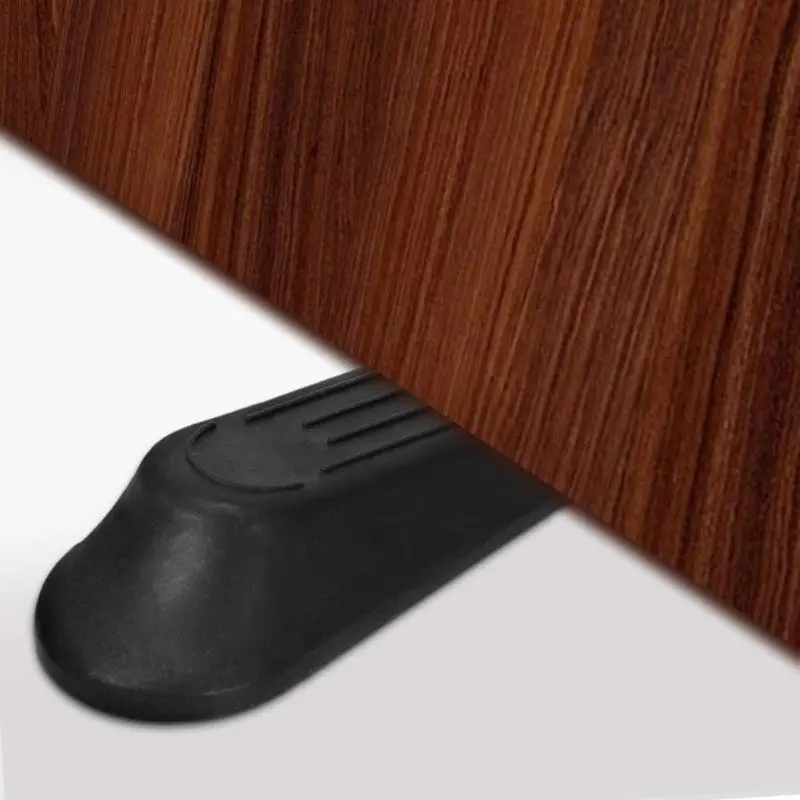 Household plastic minimalist door stopper - plastic door stopper for floors and door seams - sturdy and durable door stopper.