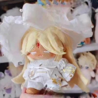 Stuffed 20cm Game Anime Vanilla Cookie Kingdom Cotton Doll Toy Body DIY Dress Up Handmade Soft Figures Fans Collection Gifts