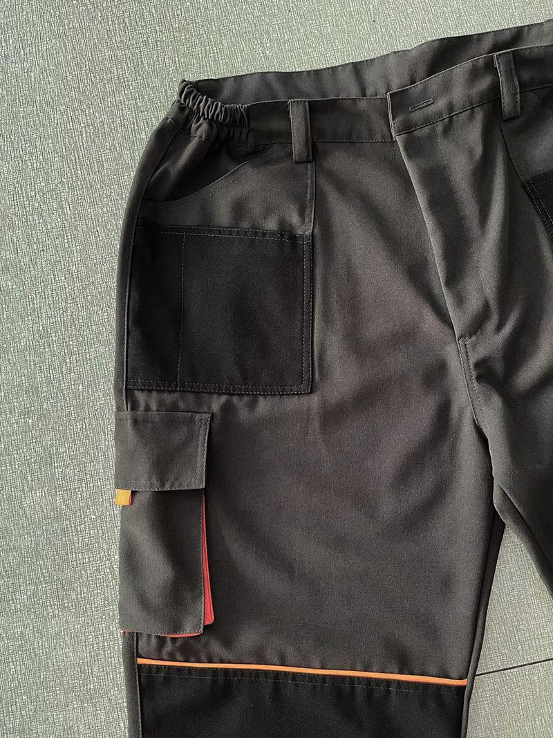 Men's Work Suit with Multiple Pockets Wear-Resistant for Car Maintenance & Work Safety Overalls Menswear Clothes Uniforms Workwear