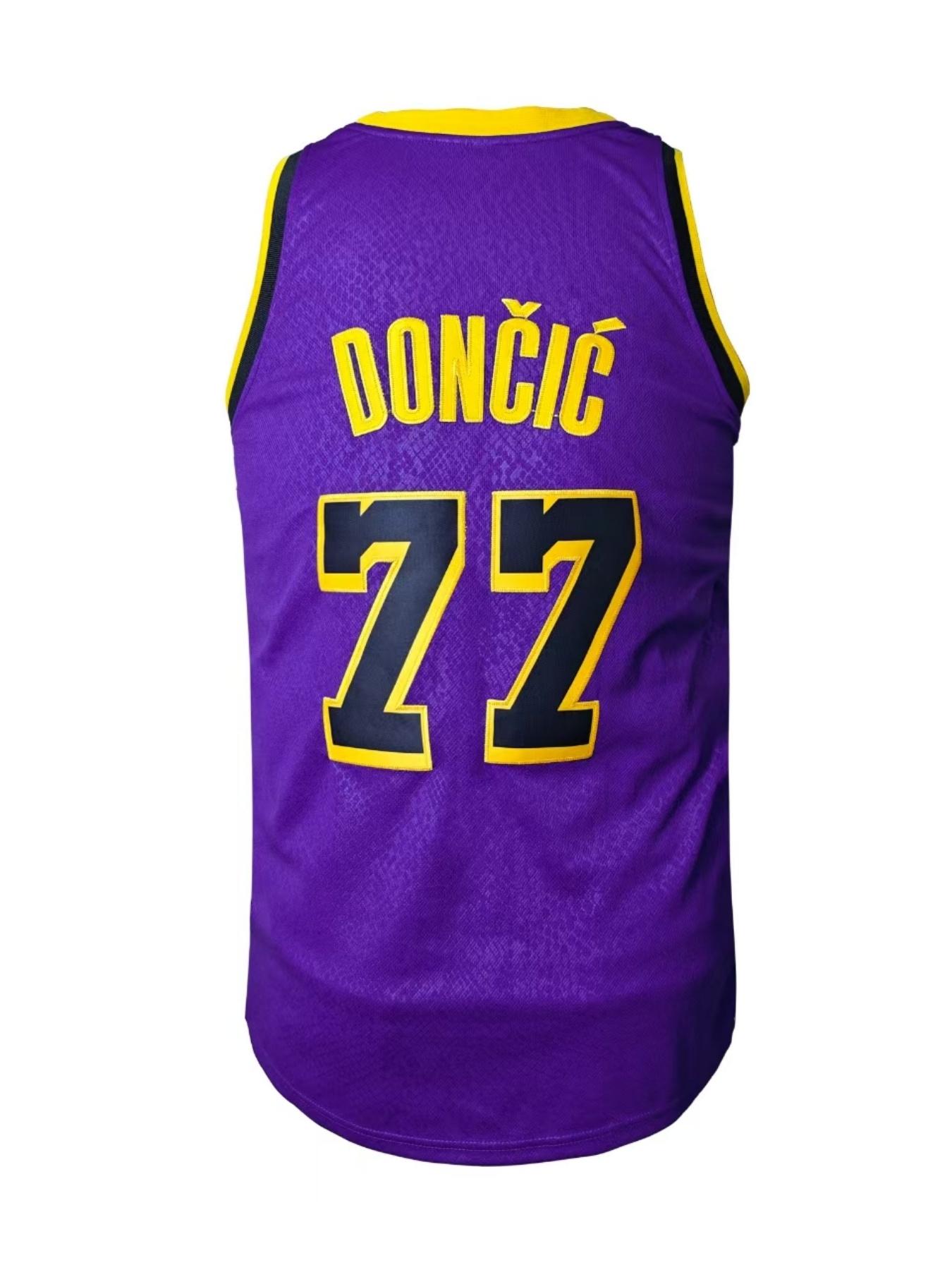 Men's Letter & Number Embroidery Basketball Jersey, Loose Casual Breathable Basketball Sleeveless T-shirt, Men's Sportswear for Training & Leisure Wear, Jersey Top
