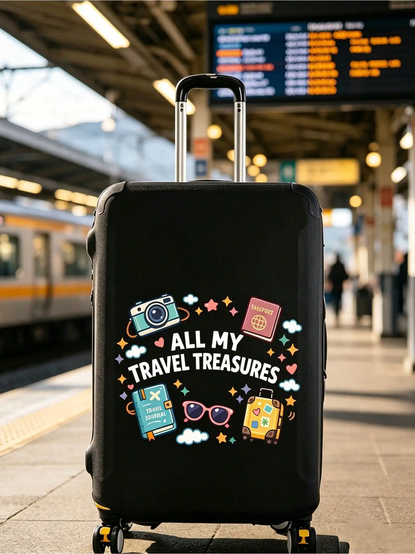 Durable Luggage Protector Case 18-32 Inches, Dustproof Scratch Resistant, Elastic Edge, Ideal for Travel, Business, Gifts