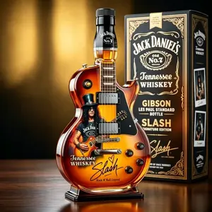 New Guitar Design Liquor Bottle for Rock Fans, Unique Gift Idea for Music Lovers, Perfect Accessory for Concert Enthusiasts