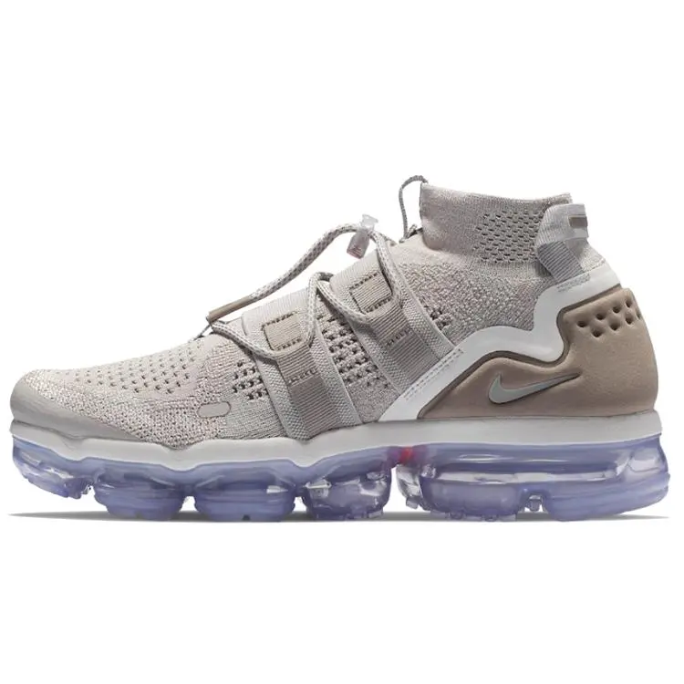 Nike Air VaporMax Utility High-Top Running Shoes for Men and Women – Moon Grey Verifiable, with credentials and supporting global authentication