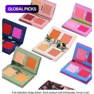 Made By Mitchell Mini Blush Book – 4-Shades Pressed Compact Blush Palette: Long-Lasting, Buildable & Blendable, Versatile Everyday Cosmetics Makeup #GLOBAL PICKS