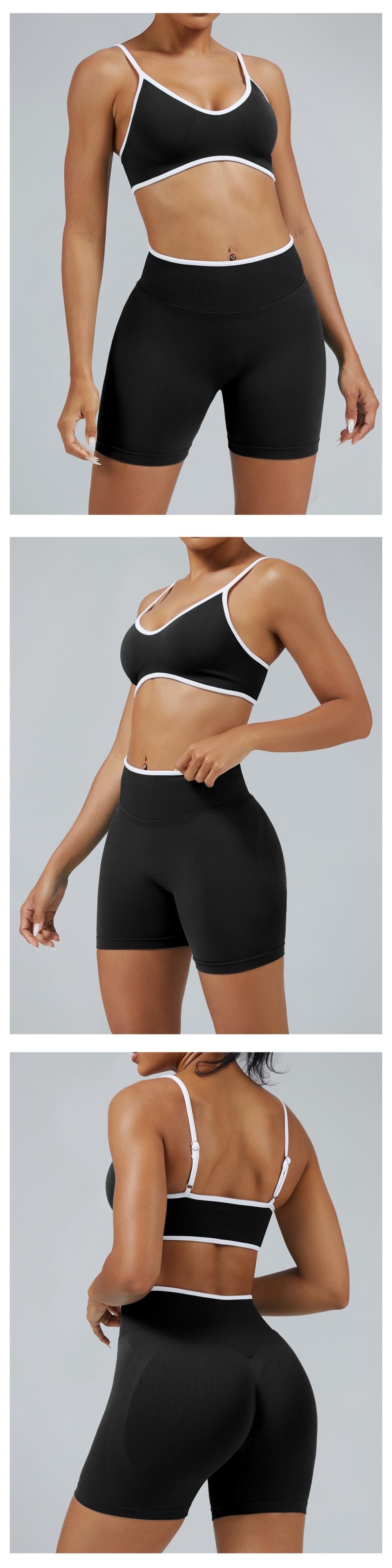 2 Piece Women Sportswear Push Up Workout Yoga Sets Athletic Gym Legging Fitness Bra Crop Top Active Wear Suits