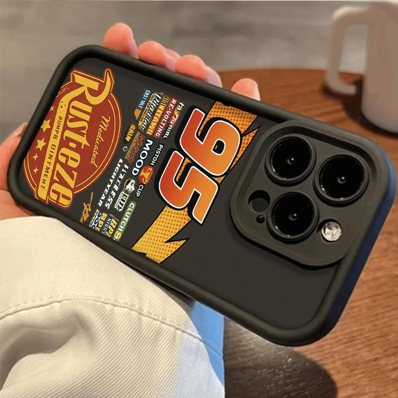 Rust-colored racing phone case TPU suitable for iPhone 17 AIR 17 PRO 16 PRO 15 PRO MAX 14 PLUS 13 PRO 12 11 PRO XS MAX X XR Samsung Galaxy S25 Ultra S24 S23 S22 Plus