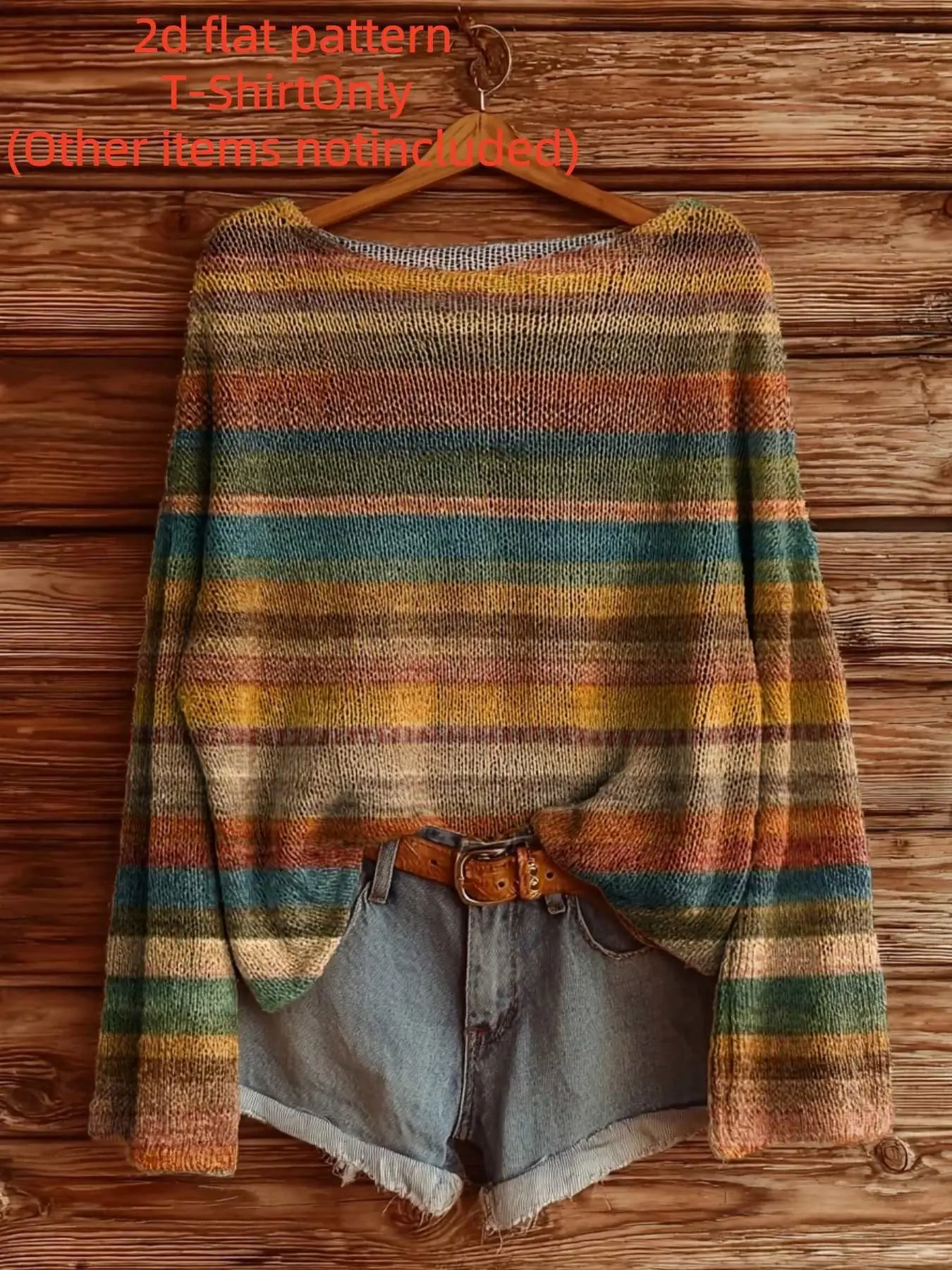 Women's Long Sleeve Top, Fall Winter Fashion, One-Shoulder Design, Digital Print, All Over Print, Trendy Ladies' Clothing, Casual Style