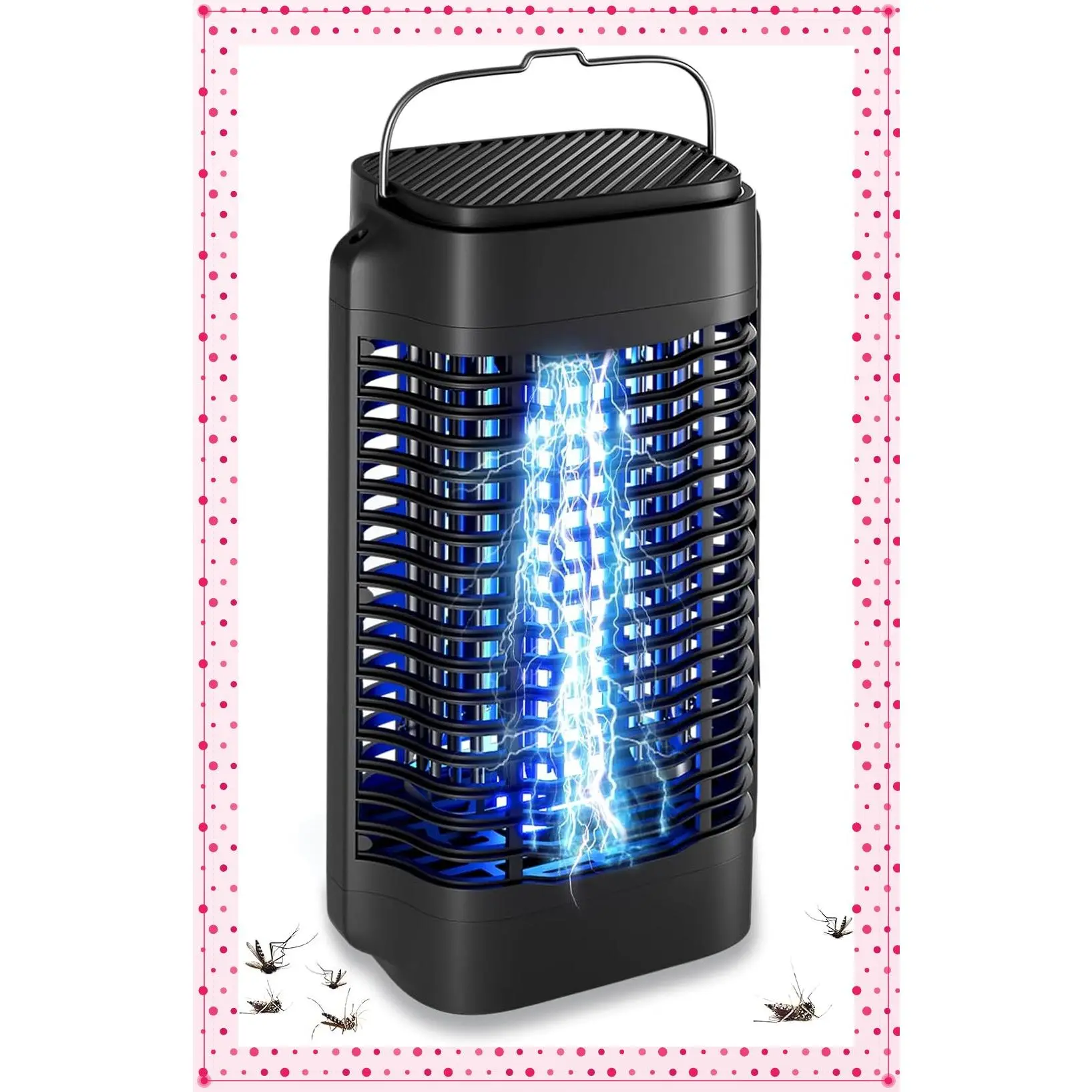 4200V 18W Electric Bug Zapper for Indoor & Outdoor Use – Mosquito Trap, Fly Zapper & Insect Killer for Home, Backyard, Garden, Patio, CampingGift