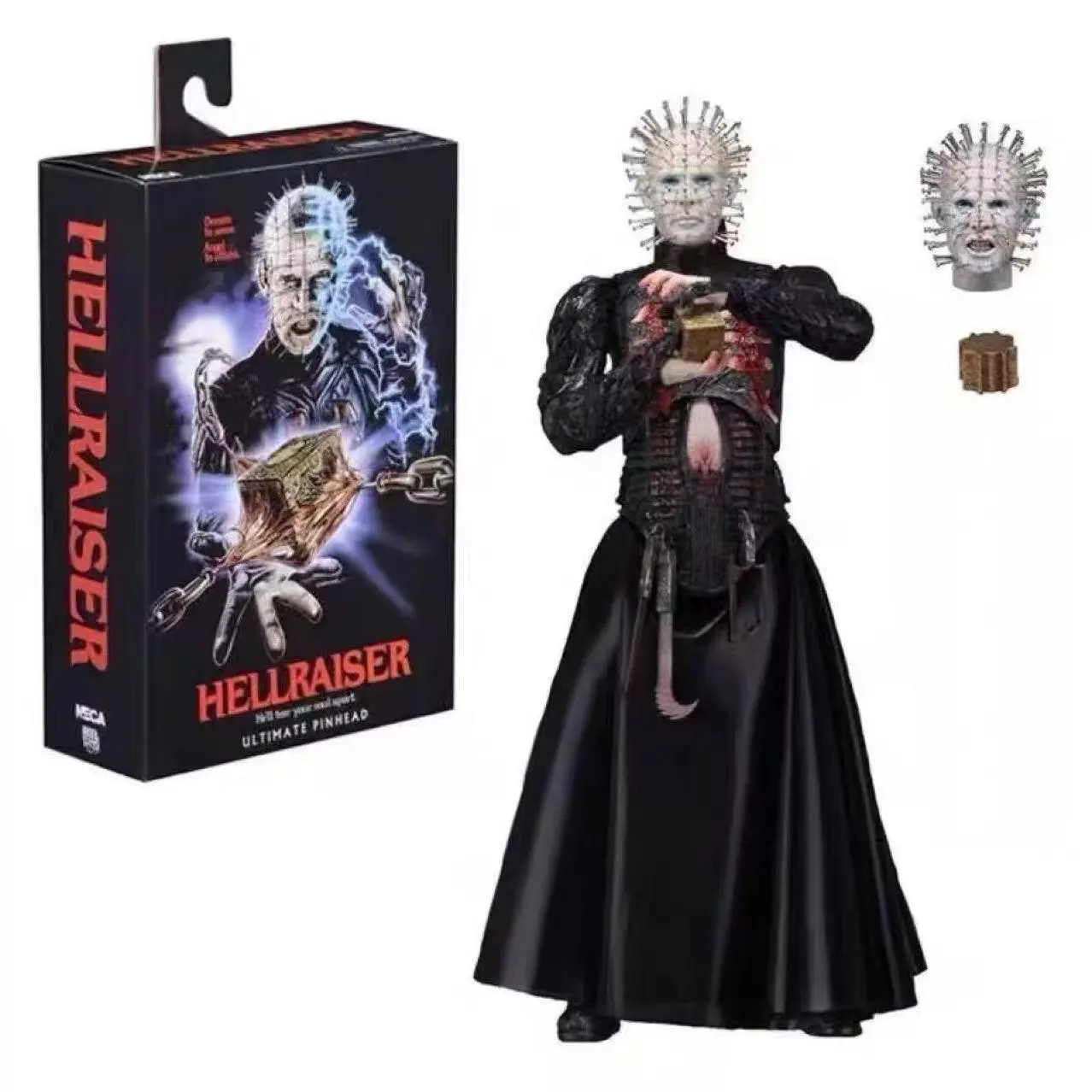 Neca Halloween Horror Nail Head Action Figure Model, Collectible Toy, Birthday Gift, Festival Present, Perfect for Fans