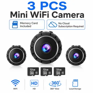 A10 Mini Wireless Camera 1080P HD, WiFi Mobile Surveillance with Motion Detection, 32GB Support, Smart Home Baby Monitor & Indoor Outdoor Security Cam