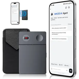 64GB 4-in-1 AI Voice Recorder, Real-Time Language Translator with Voice-to-Text & Auto Meeting Summary, Noise Cancelling Recording Device for Office Class Interview Travel Cross-Border Communicate