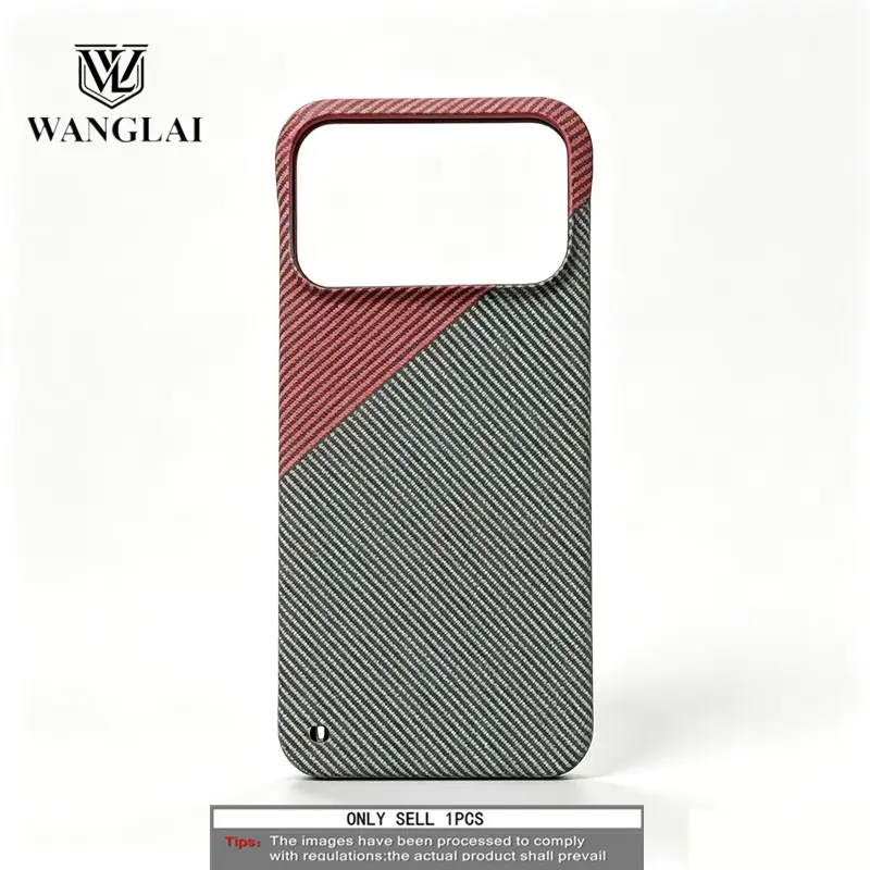 Luxury Carbon Fiber Texture Phone Case, Ultra-Thin Acrylic Hard Shell, High-Intensity Lens Protection, for Apple iPhone 17/16/15/14/13/
