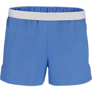 Women's Authentic Cheer Shorts, Athletic Cotton Blend, 3" Inseam, Heritage Blue, Small