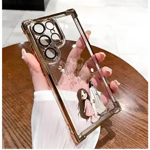 Christian God Jesus blesses patterns Luxury Fashionable Ins Four Corner Airbag Anti-drop,Slip Phone Cases for Samsung Galaxy S26 S25 S24 S23 S22 FE Plus Ultra EDGE Soft Back Shockproof Cover,To Family,Boy,Girl,Friends,Man,Women As A Birthday Gift