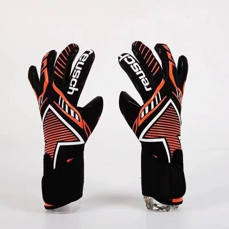 Football goalkeeper gloves for adults and children, professional training goalkeeper gloves, non-slip and wear-resistant latex soccer accessories how to kick a soccer ball