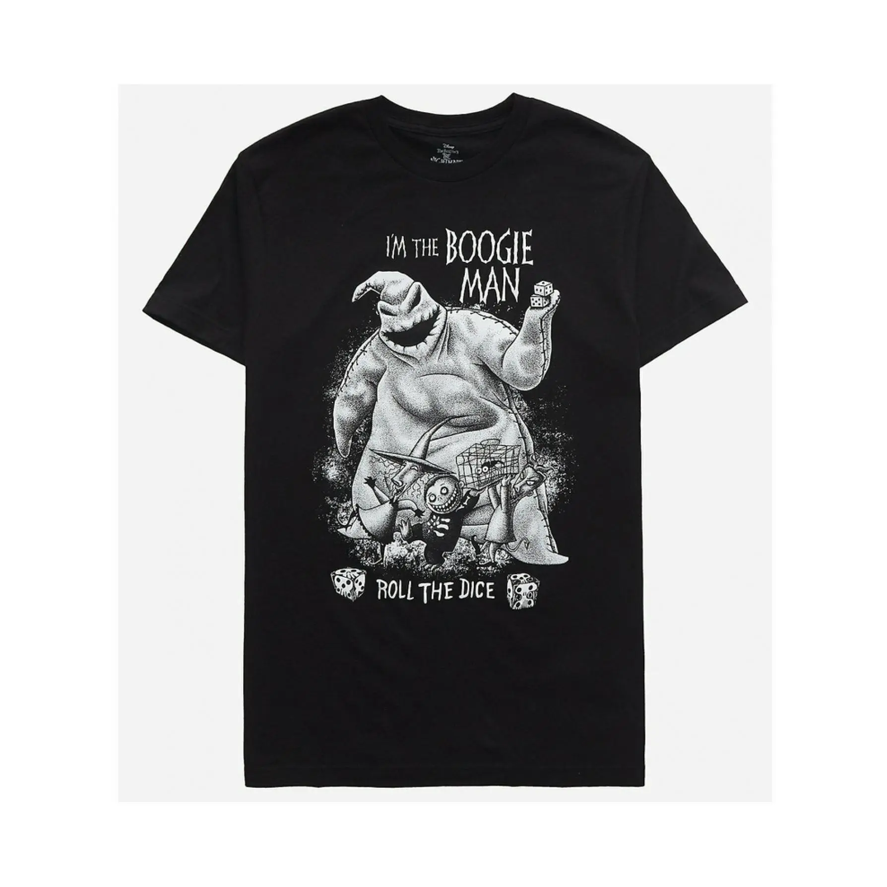 Men's Oogie Boogie Graphic T-Shirt, Simple Short Sleeve Crewneck in 100% Soft Cotton, Comfortable Casual Menswear