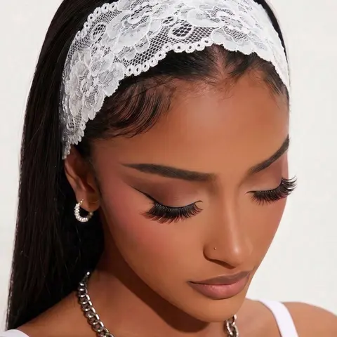 1 Piece Women's Lace Headband, Suitable for Daily Wear, Summer Hair Accessory, Vacation Beach Headband, Fashion Hair Accessories