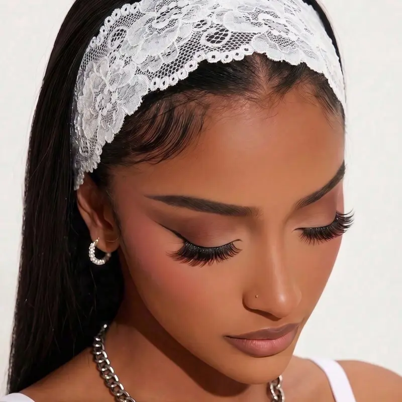 1 Piece Women's Lace Headband, Suitable for Daily Wear, Summer Hair Accessory, Vacation Beach Headband, Fashion Hair Accessories