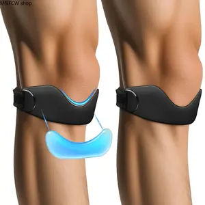 Professional Patellar Tendon Support Strap | Adjustable Knee Brace for Basketball & Badminton | Shock-Absorbent Knee Support for Running | Non-Slip Sport Knee Guard for Women & Men