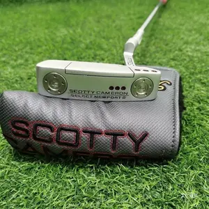 2026 Men's Golf Club Newpor2 Straight Blade Putter 33/34/35inch with Cap Cover Wood Zhanchi