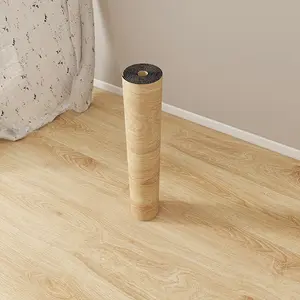 Self-Adhesive Floor Tiles, Peel and Stick Flooring, Wood Grain Waterproof Oil-Resistant Non-Slip Durable, Suitable for Living Room Bedroom Floors, 1 Roll