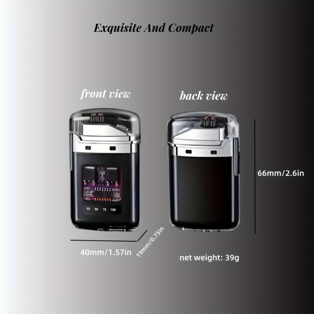 Windproof Electronic Lighter, Usb Rechargeable,(Does not contain electricity) Compact And Portable, Ideal For Camping, Travel, Wilderness Survival, Candles, Aromatherapy, And Outdoor Adventures. Stylish Design And Robust Construction. Camping Gear.