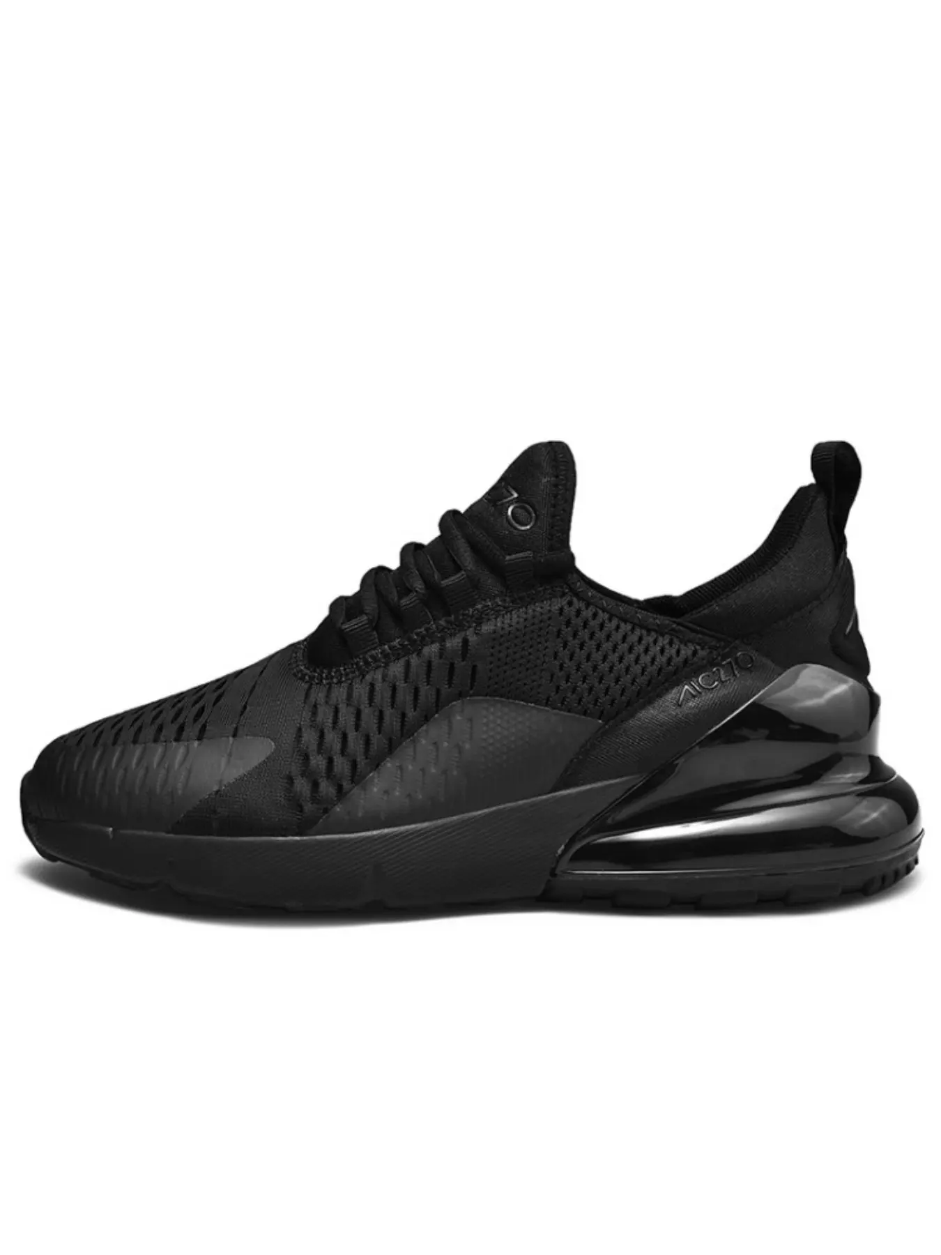 Men's Retro Casual Sports Shoes, Comfortable Air Cushion Design, Minimalist Thick Sole, Mesh Fabric, Sporty Style, All Seasons, Mesh Design Sneakers