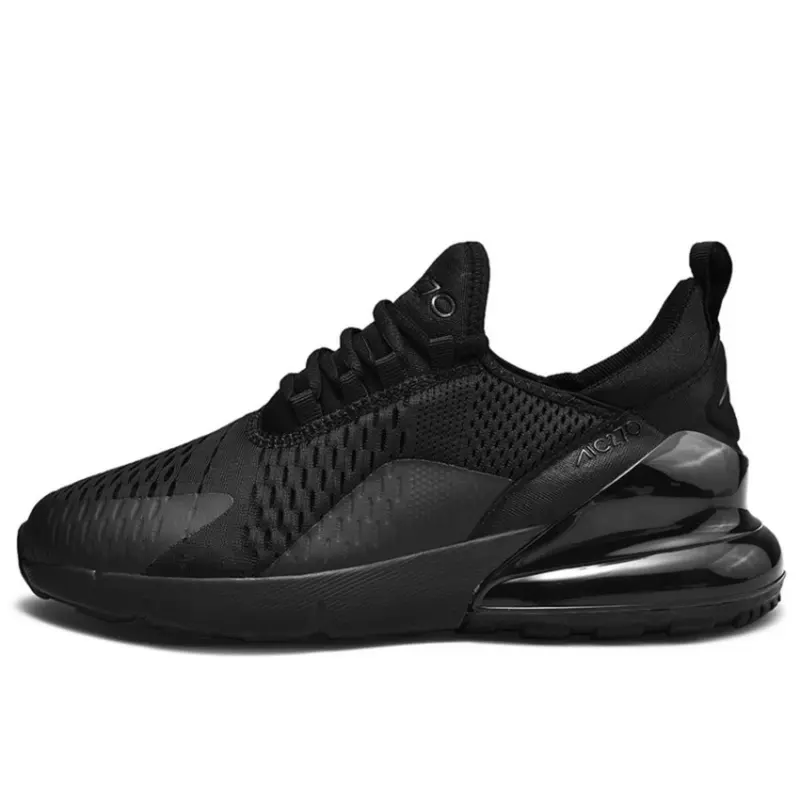 Men's Retro Casual Sports Shoes, Comfortable Air Cushion Design, Minimalist Thick Sole, Mesh Fabric, Sporty Style, All Season Sneakers