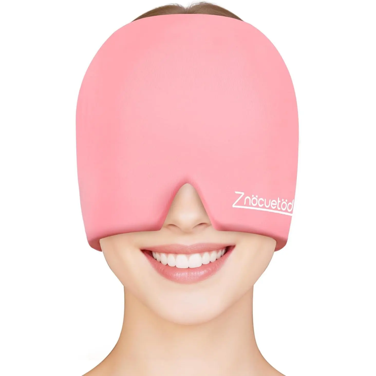 Migraine Headache Relief Cap Hat Full Head ice Pack Wrap Cooling Gel Ice Beanie Cold Cap Hot/Cold Compress Therapy for Sinus, Stress, Tension, Head Pain Relief, Gift for Women