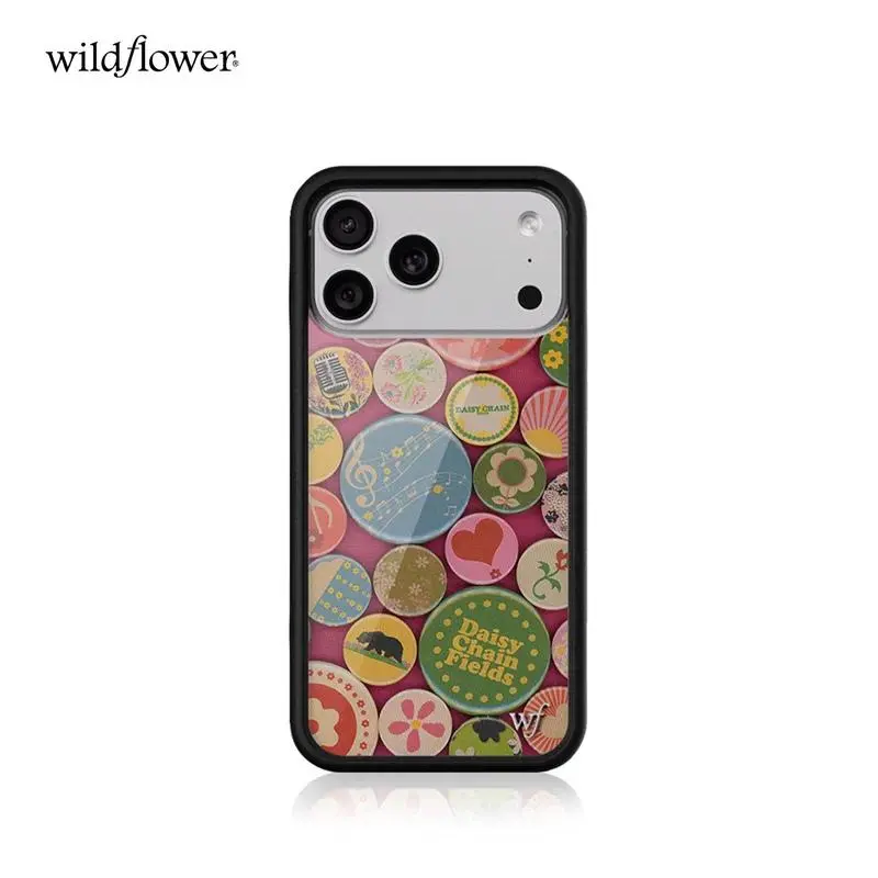 Wildflower ins Daisy Chain Fields Phone Case for iPhone 17 16 15 14 13 12 11 Pro Max Plus WF Olivia Rodrig shockproof Back  Protection Protective Casing Protector love one gift