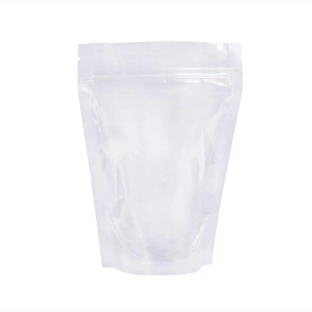 100 Pack 3.5x4.9 inch Clear Plastic Zipper Stand Up  Storage Bags | (Inside Size 3.15x2.87 inch) Resealable Poly Packaging Pouch Heat Seal Leakproof  for Zip Candy Cookies Sample Lock