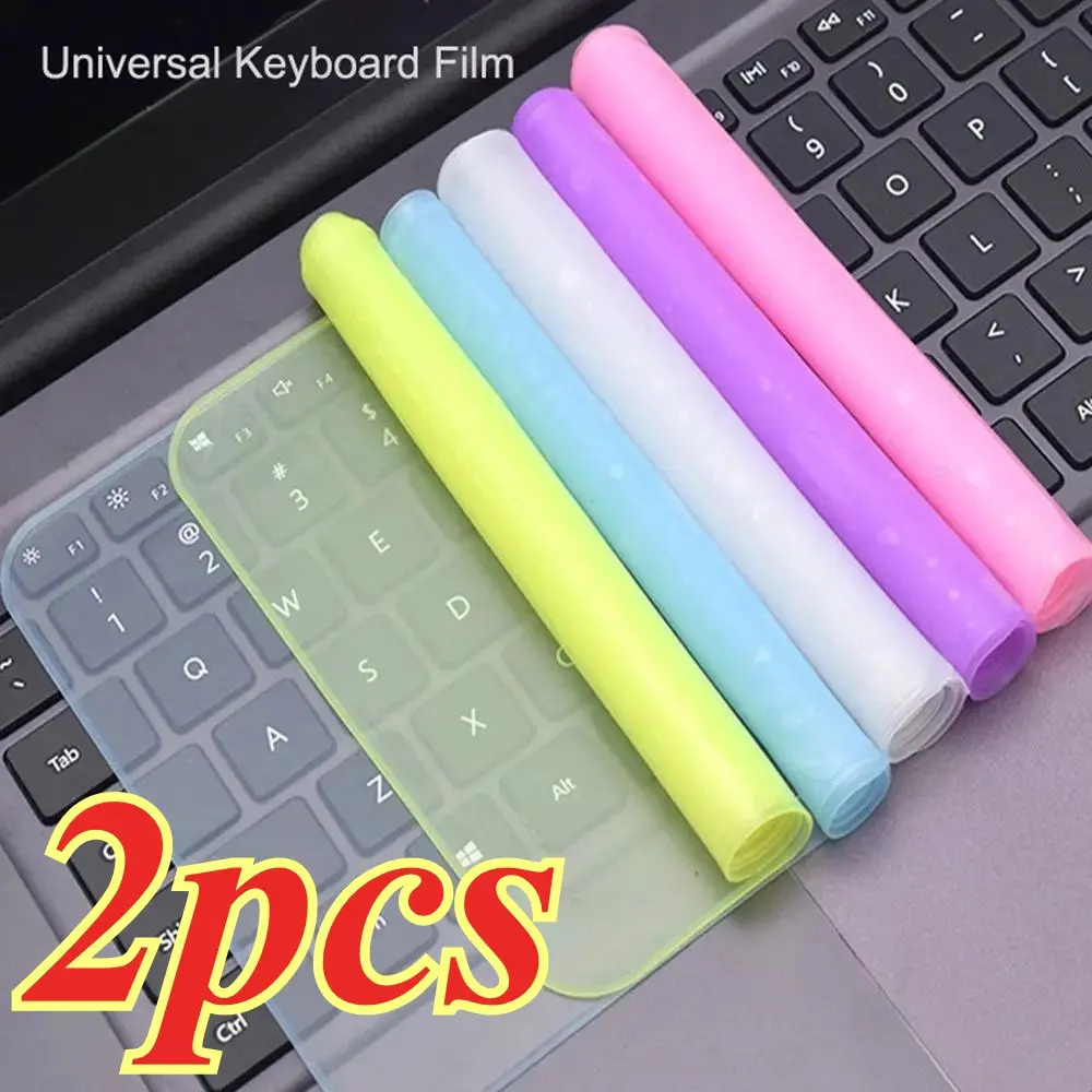 2pcs computer keyboard film keyboard cartoon dust cover universal film laptop keyboard film protective film computer keyboard input device protective cover computer keyboard and accessories